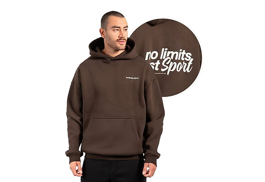 Smilodox Hoodie Fortes, Oversize Kapuzenpullover mit großem Back Print, Swe günstig online kaufen