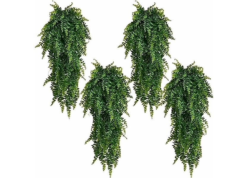 Kunstpflanze 4 Stück Künstliche Hängepflanze, Gefälschte Ivy Hängende Girla günstig online kaufen