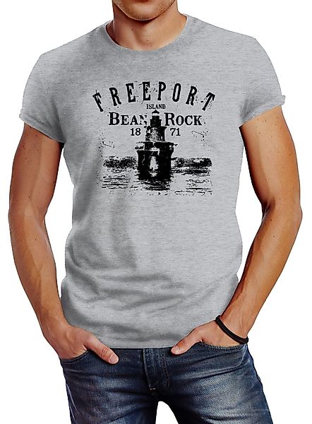 Neverless Print-Shirt Herren T-Shirt Retro Print günstig online kaufen