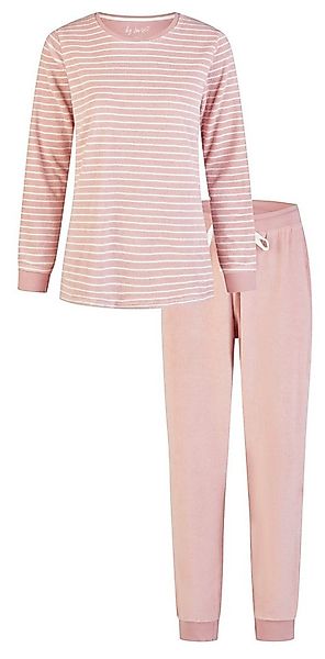 By Louise Schlafanzug Damen Frottee Pyjama (2 tlg) kuschelige Qualität günstig online kaufen