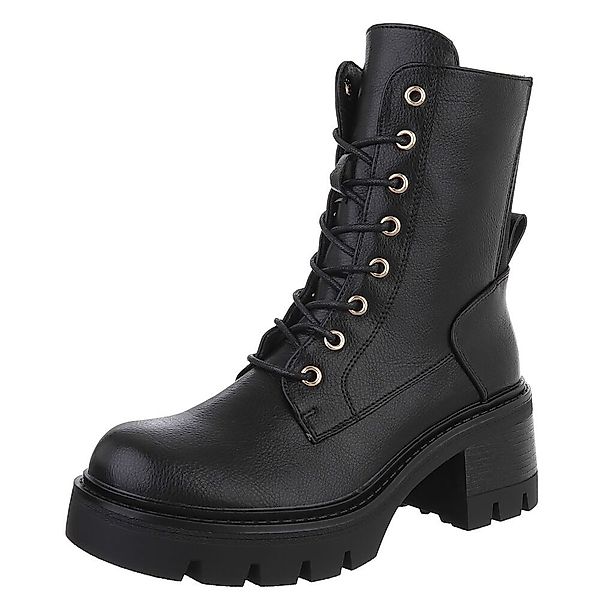 Ital-Design Robuste Stiefelette mit Schnürung für günstig online kaufen