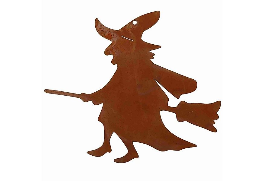 Rostikal Gartenfigur Metall Hexe Dekofigur als Gartenstecker oder Hängedeko günstig online kaufen
