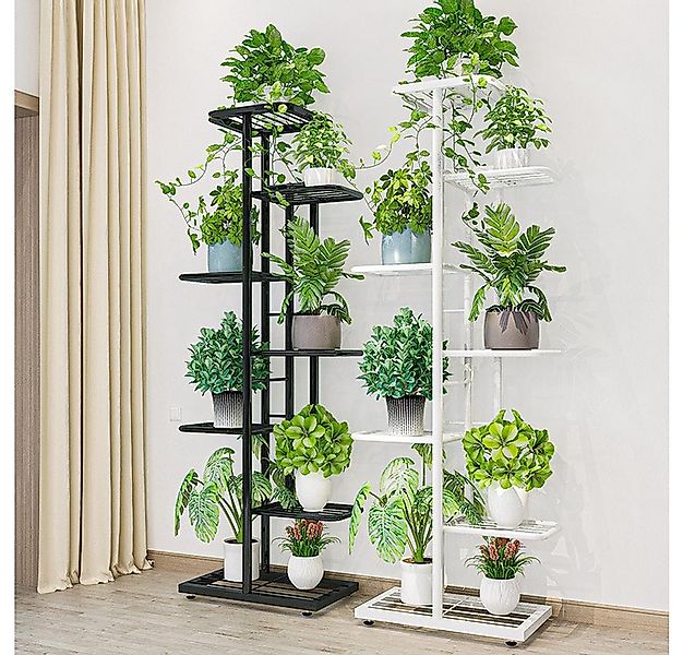 GarveeMore Blumenständer Pflanzenständer 7Tier 8Potted Multiple Blumentopf günstig online kaufen