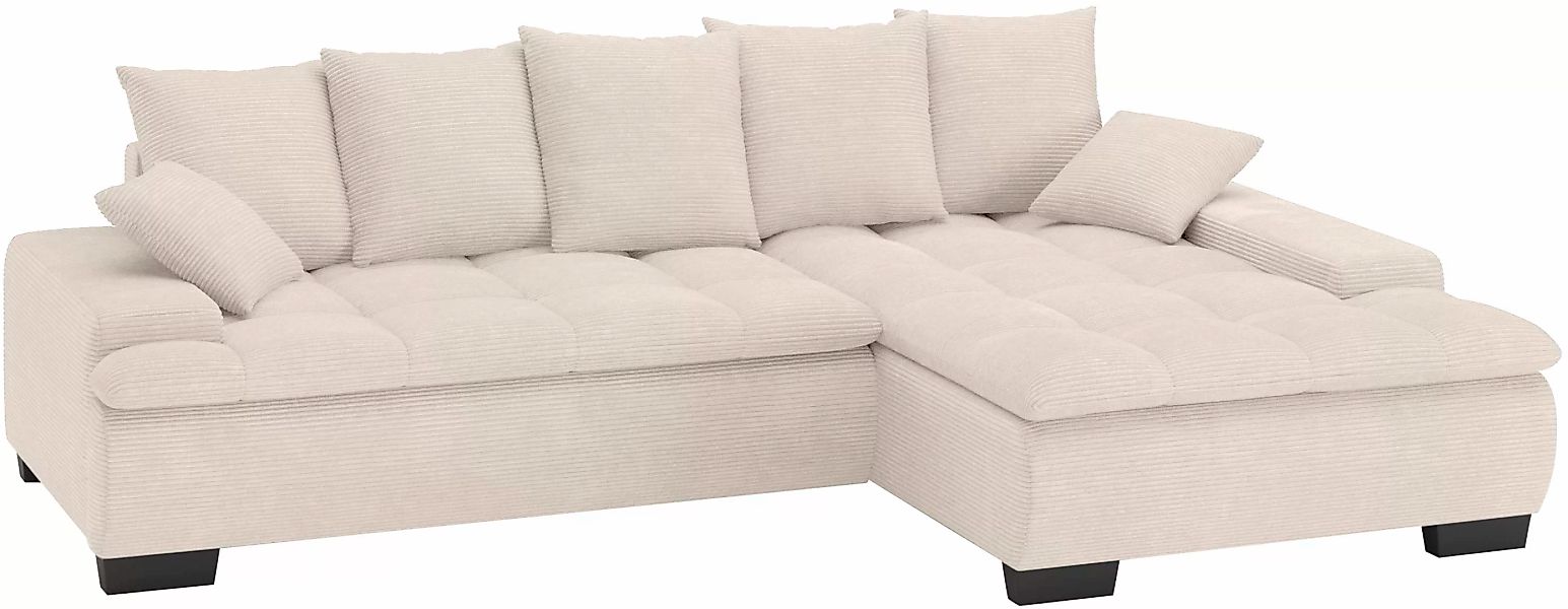 INOSIGN Ecksofa »Haiti II, L-Form«, wahlweise mit Schlaffunktion/Bettkasten günstig online kaufen