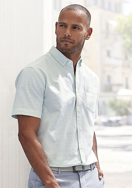 H.I.S Kurzarmhemd Regular fit Oxfordhemd kurzarm mit Button-down-Kragen aus günstig online kaufen