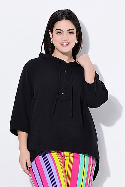 Angel of Style Longbluse Bluse A-Linie Musselin Kapuze günstig online kaufen