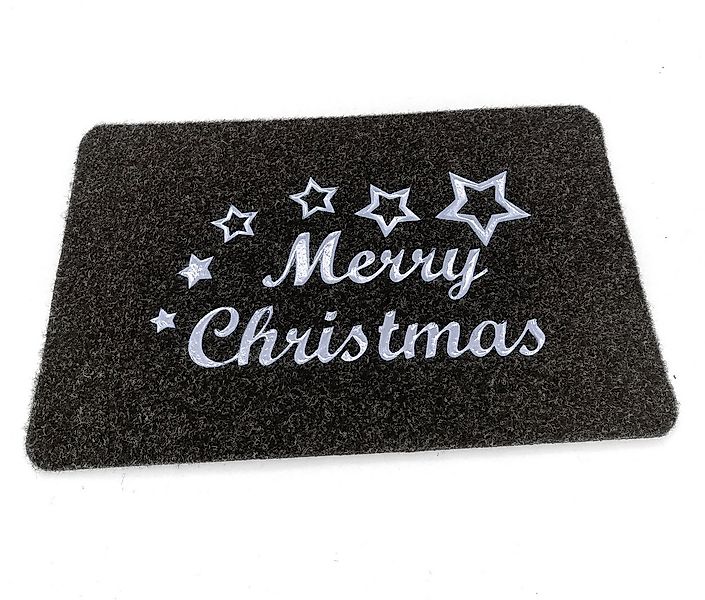 heimtexland Fußmatte Schmutzfangmatte Merry Christmas Fußabstreifer, rechte günstig online kaufen