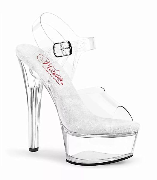 GLEAM-608 High Heels Sandalette - Transparent | Pleaser  (Schuhgröße: EUR 3 günstig online kaufen