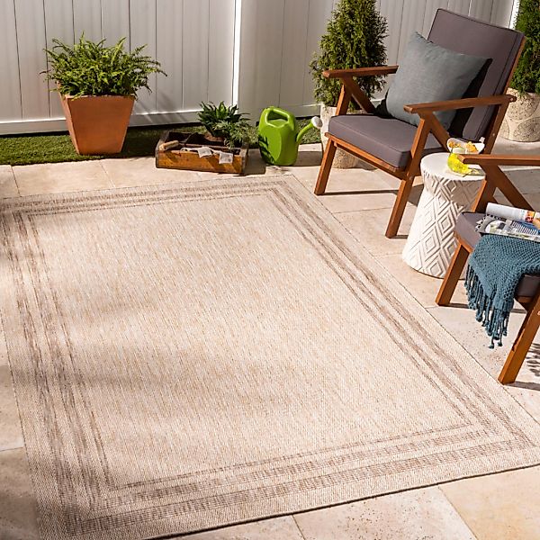 Livabliss Teppich "LENON" rechteckig 4 mm Höhe Teppich In- /Outdoor Boho Ju günstig online kaufen