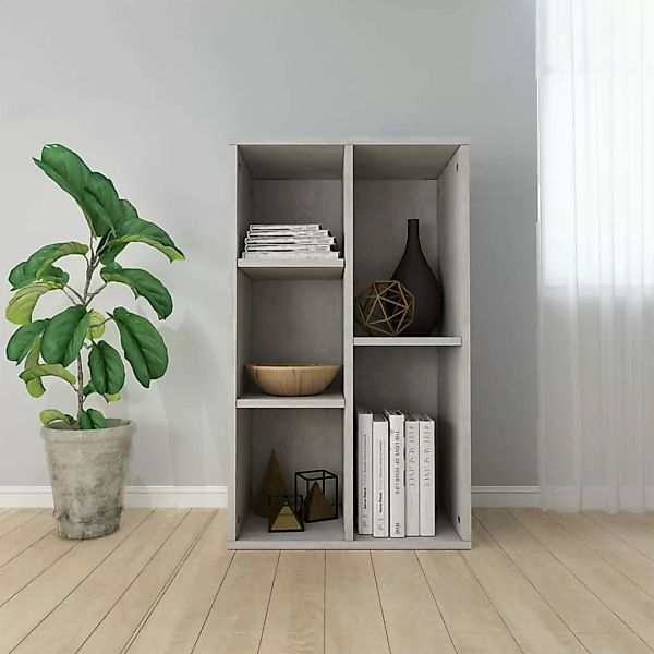 Bücherregal/sideboard Betongrau 50x25x80 Cm Spanplatte günstig online kaufen