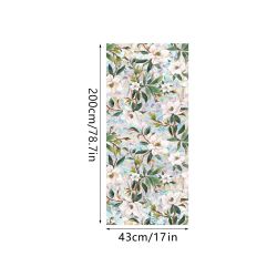 GarveeMore Fensterfolie Fensterfolie, Blumenmuster Buntglas-Fensterfolie, N günstig online kaufen