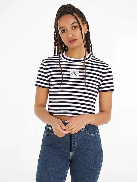 Calvin Klein Jeans T-Shirt "STRIPED BABY TEE" günstig online kaufen