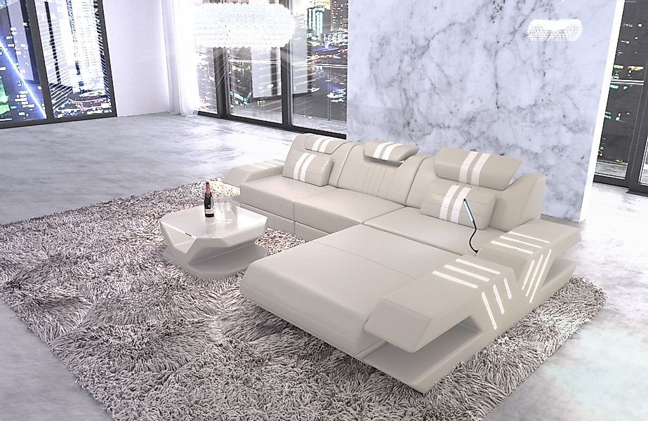 Sofa Dreams Ecksofa Sofa Leder Ledercouch günstig online kaufen