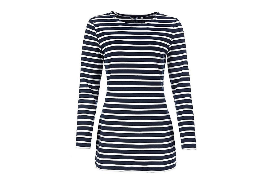 modAS Langarmshirt 25908 Damen Long-Shirt Streifen Maritim - Gestreiftes La günstig online kaufen