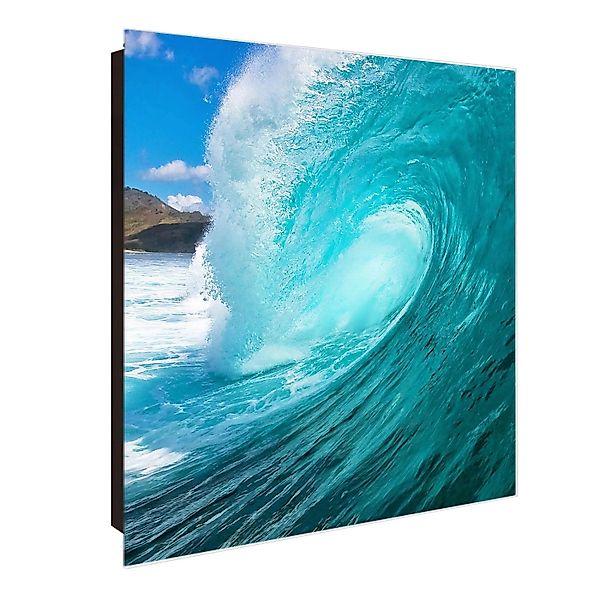 Banjado Großer Schlüsselkasten Glas 30x30cm Schwarz Scharnier Links 50 Hake günstig online kaufen