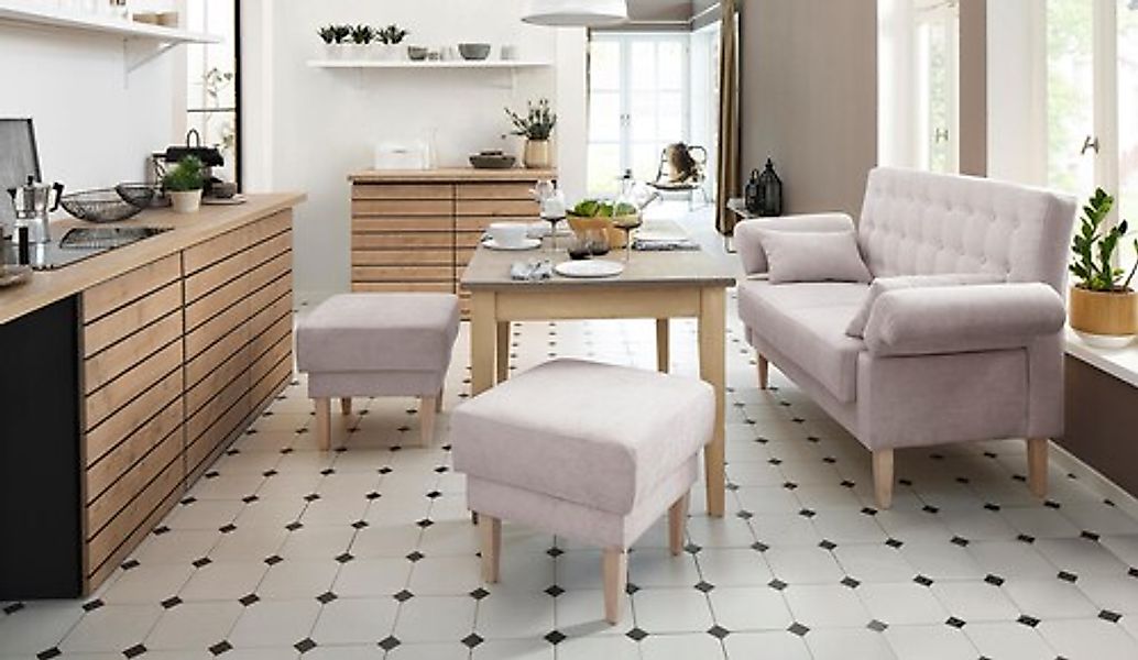 Home affaire Hocker "Scalea", mit Federkern-Polsterung günstig online kaufen
