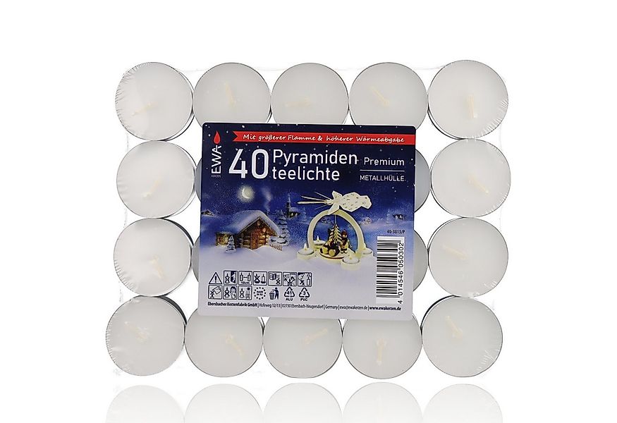 EWA Teelicht Ebersbacher Kerzenfabrik EWA ehem. JEKA 40 Pyramidenteelichte günstig online kaufen