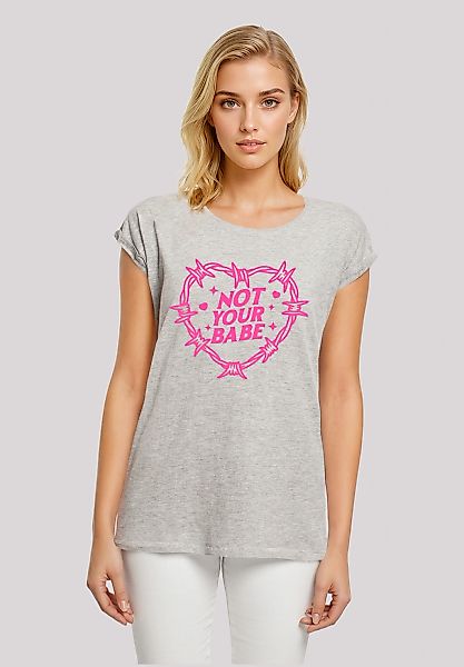 F4NT4STIC T-Shirt "Unabhängige Frau Not Your Babe Frauentag", Premium Quali günstig online kaufen