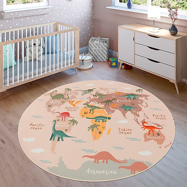 Paco Home Kinderteppich Bino 583, rund, günstig online kaufen