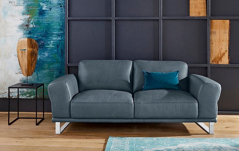 W.SCHILLIG 2-Sitzer montanaa, mit Metallkufen in Silber matt, Breite 192 cm günstig online kaufen