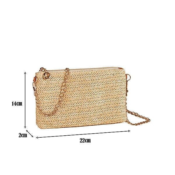 Coonoor Clutch Damen-Clutch aus Stroh, Bohemian-Stil, günstig online kaufen