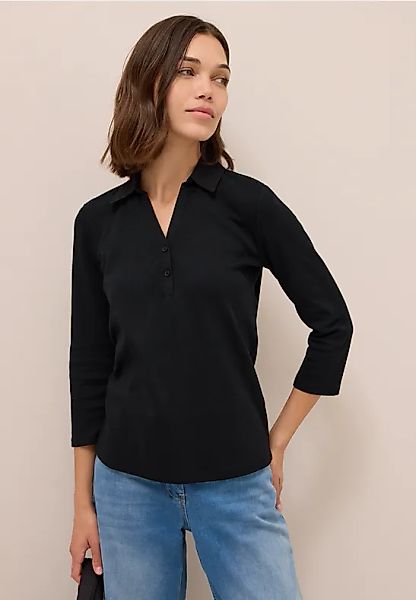 Poloshirt mit 3/4-Arm günstig online kaufen