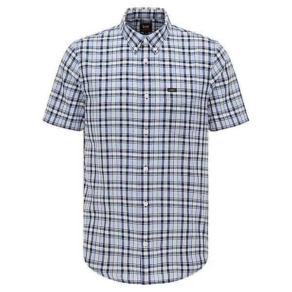 Lee Button Down Kurzarm Hemd M Washed Blue günstig online kaufen
