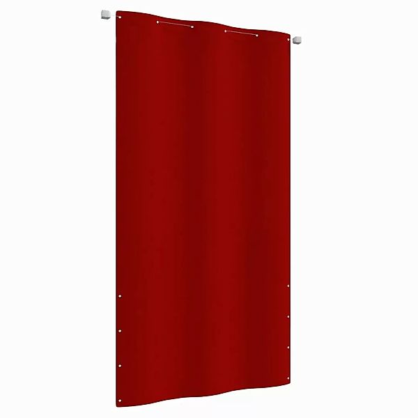 Vidaxl Balkon-sichtschutz Rot 120x240 Cm Oxford-gewebe günstig online kaufen