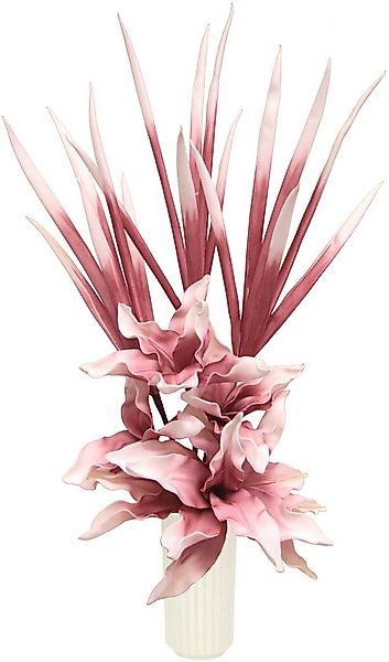 Kunstblume Soft-Blumenarrangement, I.GE.A., Höhe 90 cm, Keramikvase günstig online kaufen