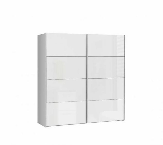 Schwebetürenschrank ca. 200 cm breit Starlet Plus von Forte Weiss Hgl günstig online kaufen