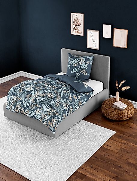 BIERBAUM Bettwäsche »4091«, Mako-Satin, 100 % Baumwolle, pflegeleicht günstig online kaufen