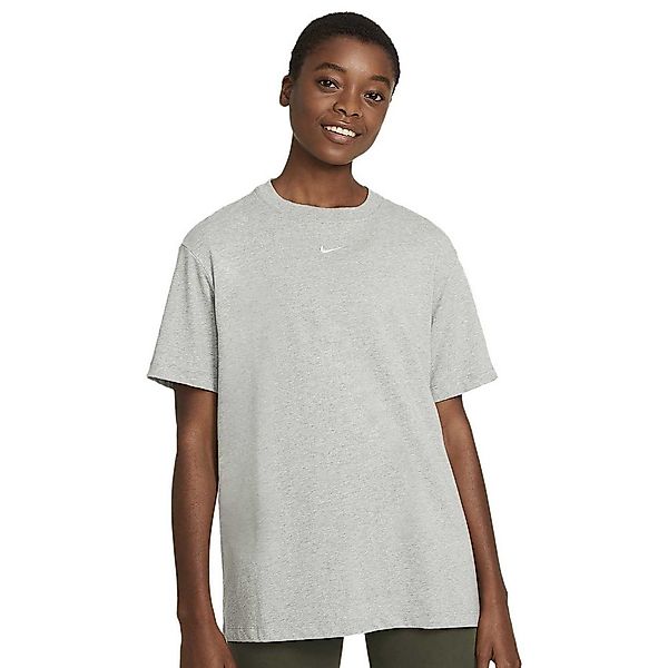 Nike Sportswear Essential Kurzärmeliges T-shirt XS Dk Grey Heather / White günstig online kaufen