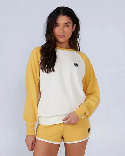 Salty Crew Sweatshirt Salty Crew Sail Crew Pullover Baked Yellow S günstig online kaufen