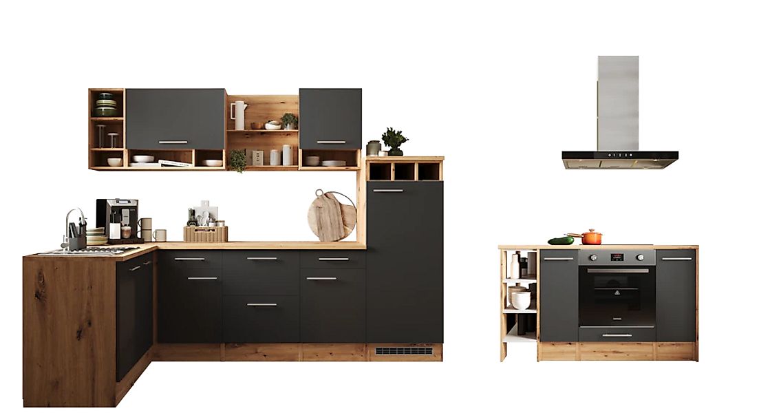 RESPEKTA Kücheninsel "Hilde" Breite 280 cm, 90 cm Arbeitshöhe, in exklusive günstig online kaufen
