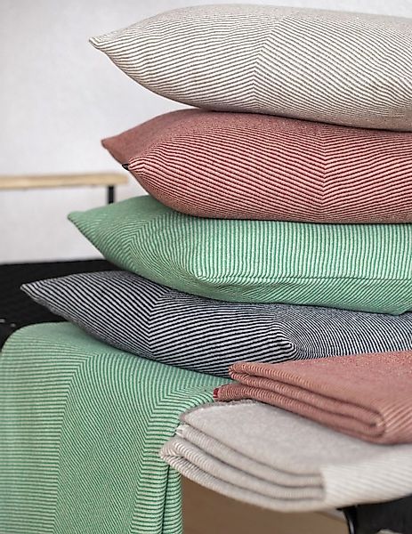 DAVID FUSSENEGGER Kissenhülle Nova 'Fischgrät' 50 x 50 cm günstig online kaufen