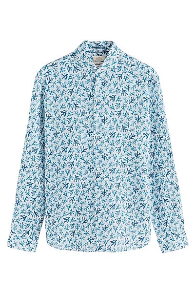Next Langarmhemd Bedrucktes elegantes Langarmhemd aus günstig online kaufen