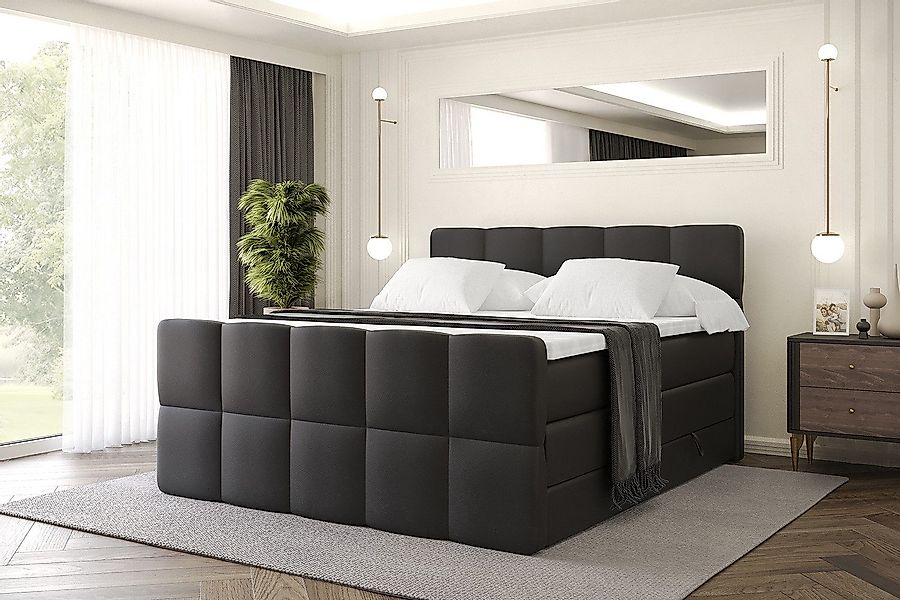 ALTDECOR Boxspringbett LIRO-Z KING (Multipocket-Matratze H4, günstig online kaufen