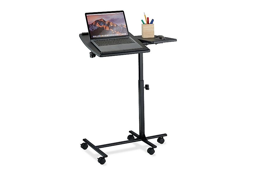 relaxdays Laptoptisch höhenverstellbar mit Rolle günstig online kaufen