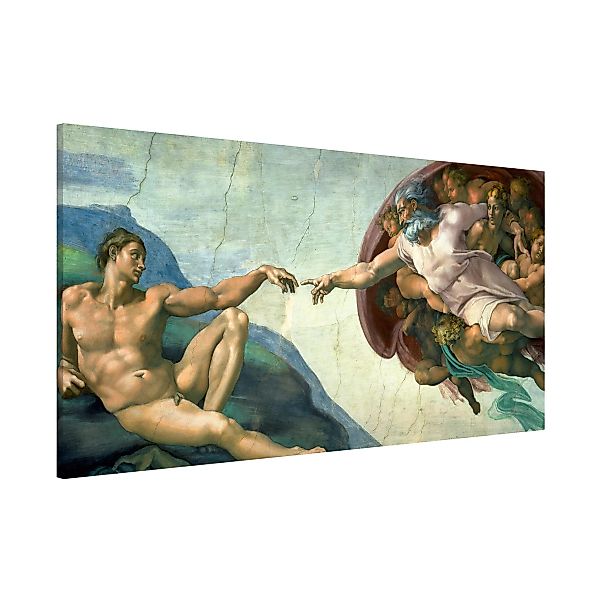 Magnettafel Kunstdruck - Querformat 2:1 Michelangelo - Sixtinischen Kapelle günstig online kaufen