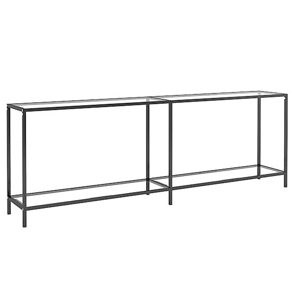 vidaXL Konsolentisch Transparent 220x35x75,5 cm Hartglas Modell 1 günstig online kaufen