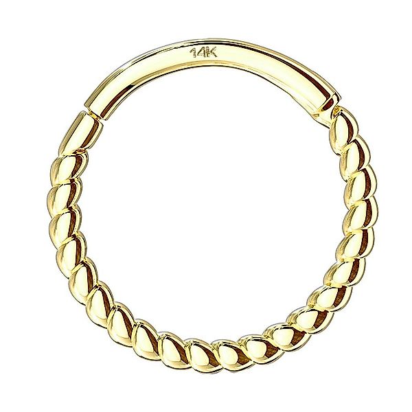 Taffstyle Nasenpiercing Piercing Septum Geflochten 585 günstig online kaufen