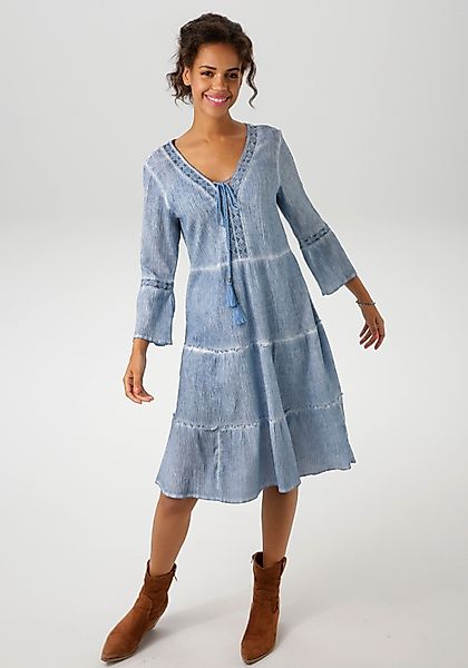 Aniston CASUAL Tunikakleid (mit Jersey-Unterkleid) mit günstig online kaufen