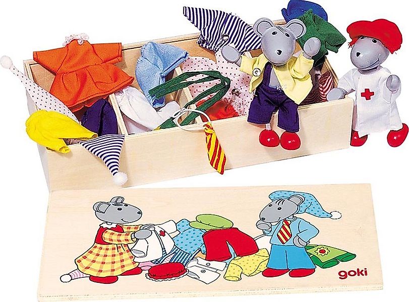 goki Biegepuppe Biegepuppen Mausens Klamottenkiste, Lia günstig online kaufen