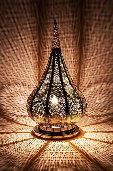 Marrakesch Orient & Mediterran Interior Nachttischlampe günstig online kaufen