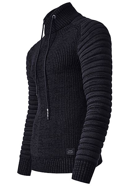 R-NEAL Stehkragenpullover Herren Pullover Grobstrick-Pullover Stehkragen günstig online kaufen