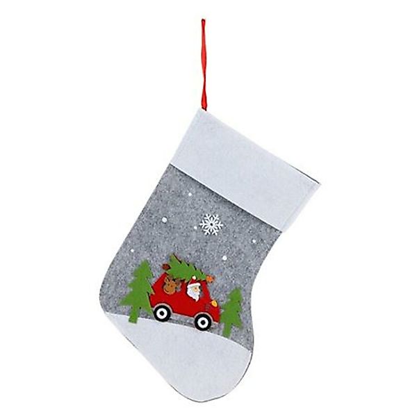 BURI Dekofigur Filz-Nikolausstiefel 36x26cm günstig online kaufen