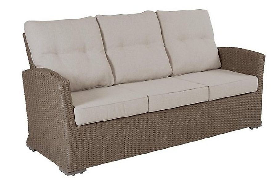 Brafab Gartensofa Ashfield mit Kissen, Beige günstig online kaufen