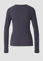 QS Langarmshirt T-Shirt Geripptes Longsleeve im günstig online kaufen