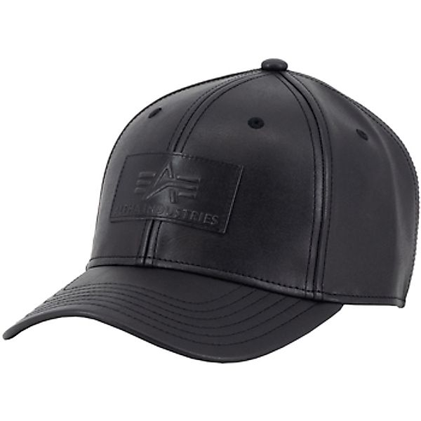 Alpha Industries  Schirmmütze PU Logo Cap - black günstig online kaufen