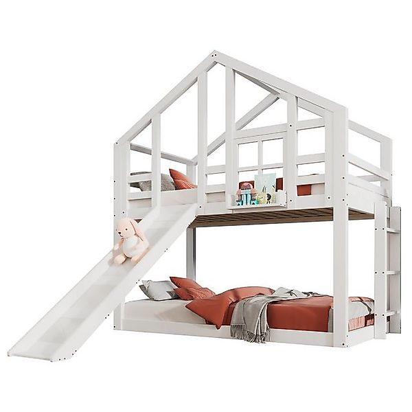 MODFU Etagenbett Kinderbetten Einzelbett Gästebett (mit 2 Schlafplätze, 2 L günstig online kaufen